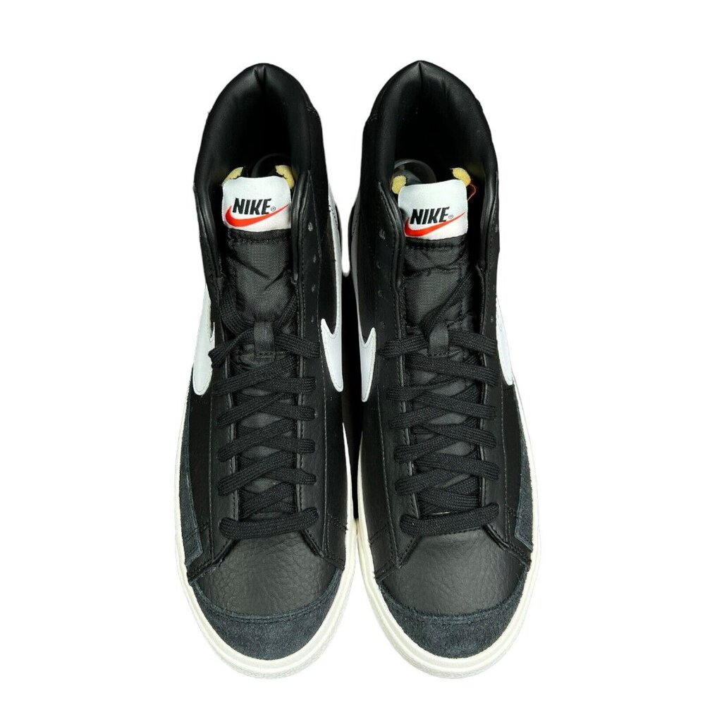 Nike Blazer Mid '77 Vintage Black White Sail Shoes BQ6806-002 Men's Size 10.5 - Picture 7 of 9